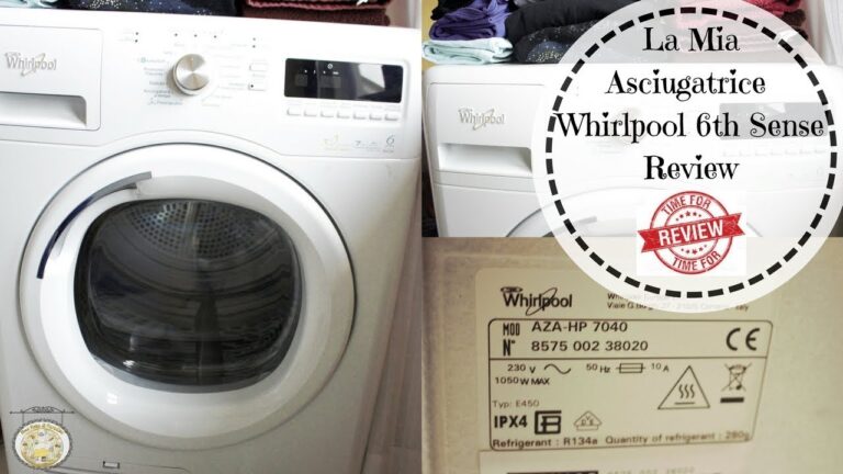 Scopri come utilizzare al meglio l&#8217;asciugatrice Whirlpool 6th Sense 8 kg: segui le istruzioni
