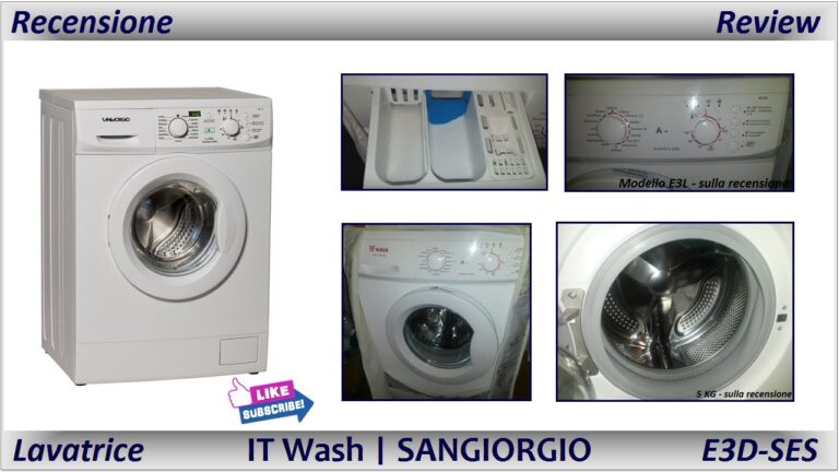 Semplicità e comodità: la lavatrice Sangiorgio 7 kg che fa tutto il lavoro per te!